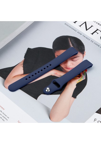 Puluz Fitbit Charge 3 Silikon Saat Kayışı Mavi (Yurt Dışından)