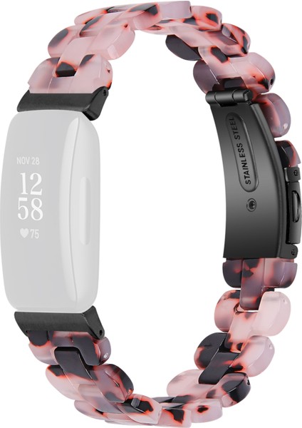 puluz Fitbit Inspire 2 / Inspire Için Oval Reçine Kordonlu Saat Kayışı Çok Renkli (Yurt Dışından)