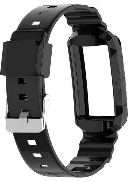 puluz Fitbit Flex 2 Için Metal Vidasız Manyetik Saat Kayışı Siyah (Yurt Dışından)