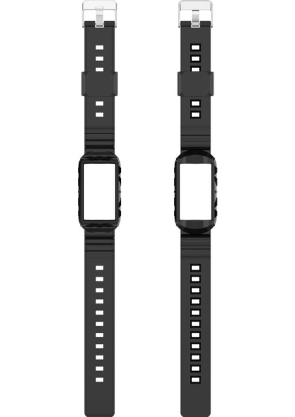 puluz Fitbit Flex 2 Için Metal Vidasız Manyetik Saat Kayışı Siyah (Yurt Dışından)