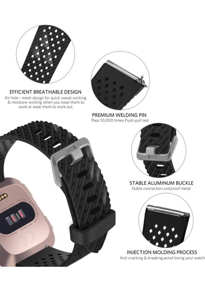 puluz Fitbit Charge 3 Için Saat Kayışı Siyah (Yurt Dışından) indirimleri