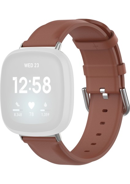puluz Fitbit Versa 3 / Puluz Fitbit Sense Saat Kayışı Kahverengi (Yurt Dışından)