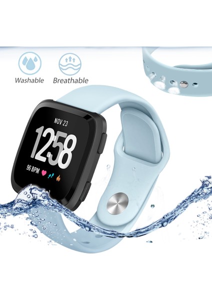 puluz Fitbit Versa 2 / Puluz Fitbit Versa / Puluz Fitbit Versa Lite Silikon Saat Kayışı Pembe (Yurt Dışından) fırsatları