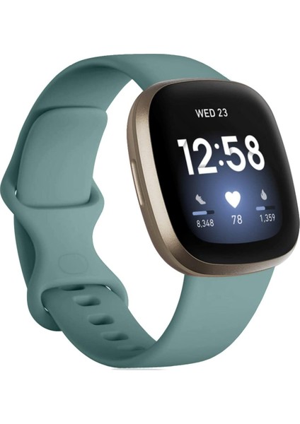 puluz Fitbit Versa 3 / Silikon Kordonlu Saat Kayışı Gri (Yurt Dışından) fiyatları