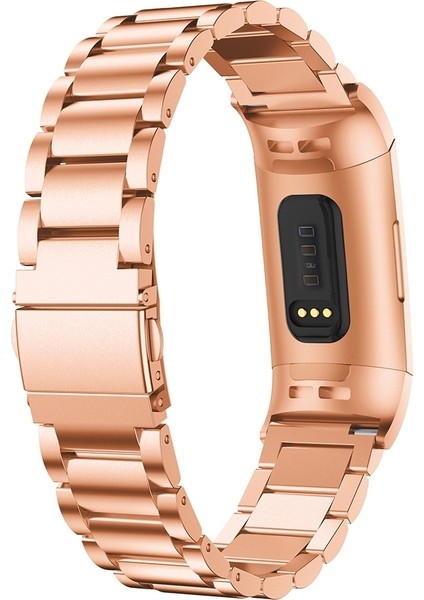 puluz Fitbit Charge 5 Için Çift Renkli Metal Tokalı Silikon Saat Kayışı Mavi (Yurt Dışından) modelleri