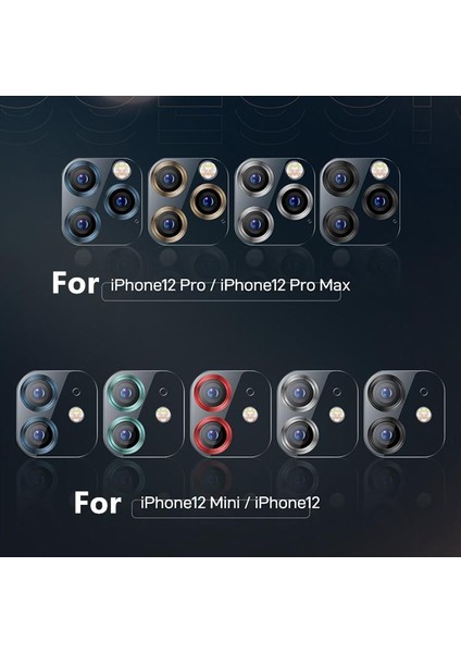 JR-PF689 iPhone 12 Pro Max Renkli Kamera Lens Koruyucu indirimleri