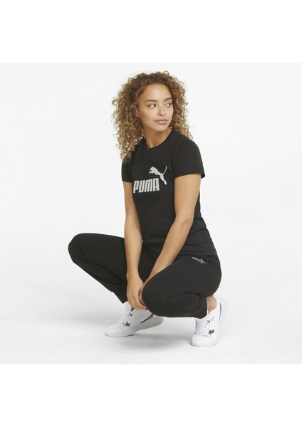 Ess+ Metallic Logo Kadın Tişört 84830351 modelleri