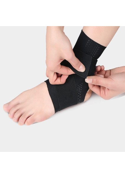 Achilles Tendonit L Için Ayak Bileği Brace Sıkıştırma Kol Ayarlanabilir Sarma (Yurt Dışından)