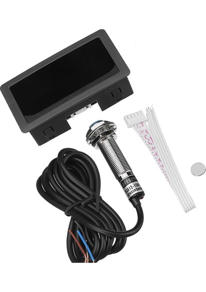 LED Dijital Takometre Motor Tach Hız Ölçer Ölçer Test Cihazı 10-9999 Rpm Mavi (Yurt Dışından)