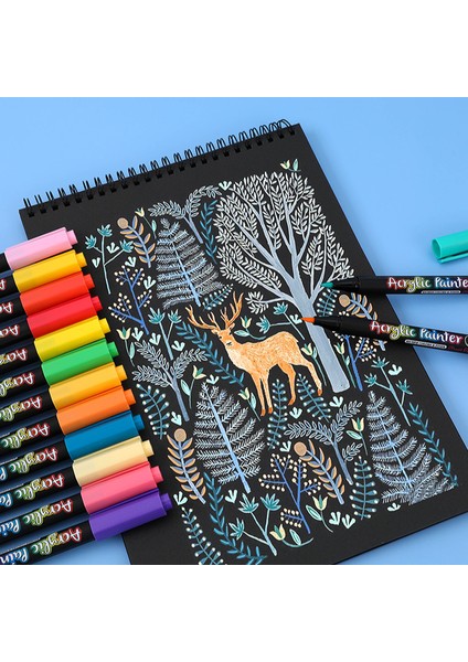 36 Adet Su Bazlı Akrilik Kalem Seti - Çok Renkli (Yurt Dışından) indirimleri