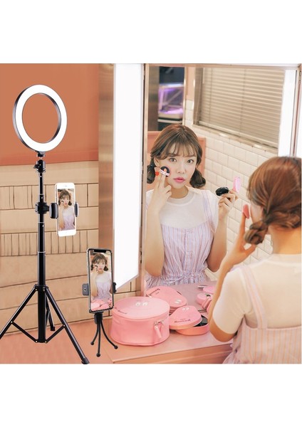 T9 Halka Fotoğraf Dolum Işık Tripod ve Telefon Braketi ile (Yurt Dışından) fiyatları