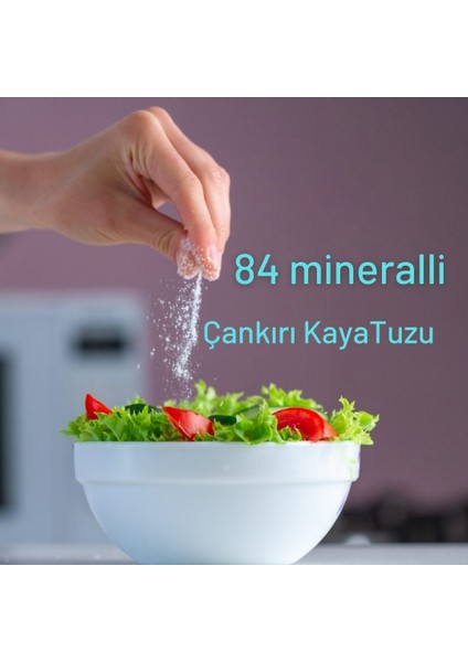 84 Mineralli Çankırı Kristal Tane Kaya Tuzu 3 Kg