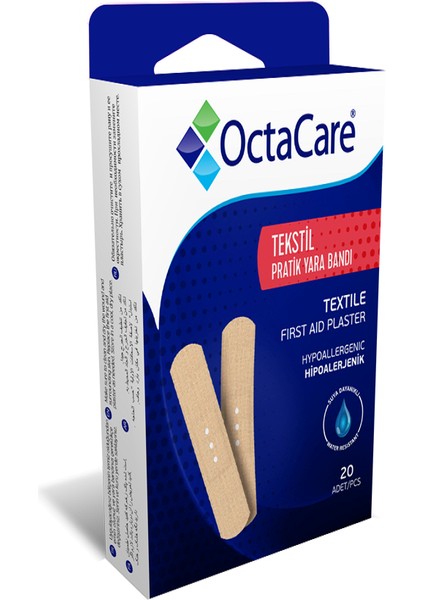 Tekstil Pratik Yara Bandı 20 Li Kutu