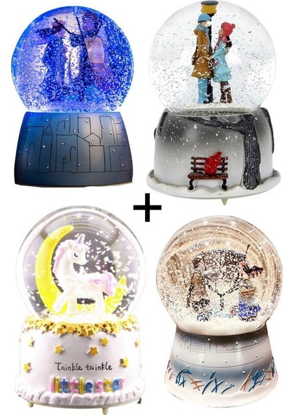 4'lü Set Kar Küresi