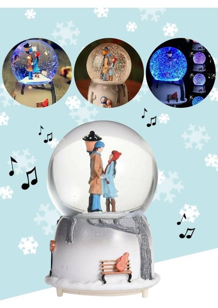 4'lü Set Kar Küresi modelleri