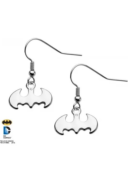 Sales One Body Vibe Dc Comics Silver Tone Batman Kanca Küpe Paslanmaz Çelik