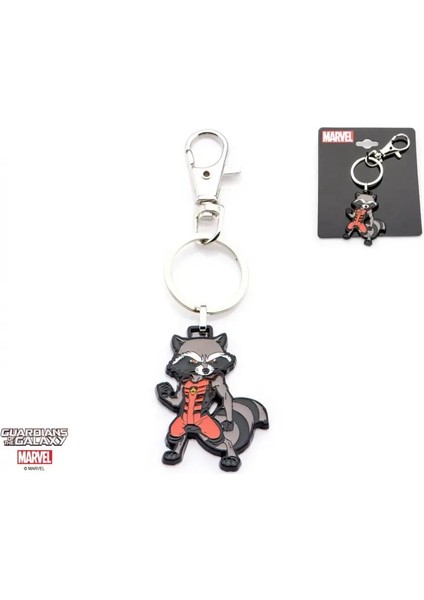 Body Vibe Marvel Guardians Of The Galaxy Rocket Paslanmaz Çelik Anahtarlık