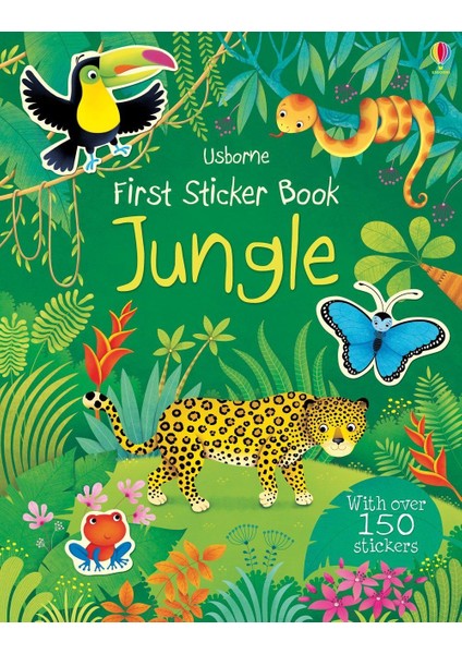 Usborne First Sticker Book Jungle - Alice Primer (Ciltli)