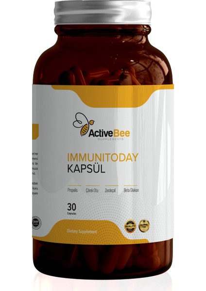 İmmunitoday Kapsül Propolis, Zerdeçal, Çörekotu, 30 Kapsül