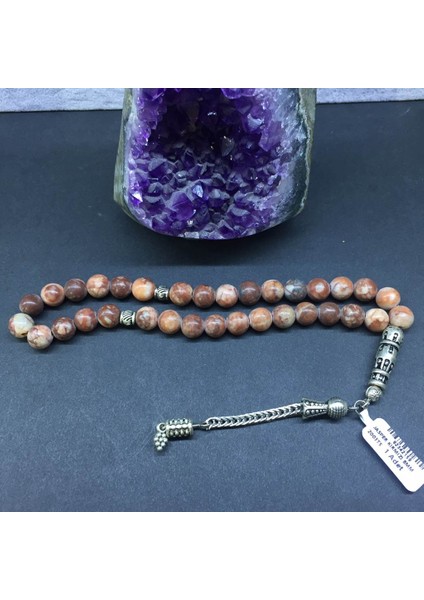 Doğal Taş Jasper Kırmızı 8mm