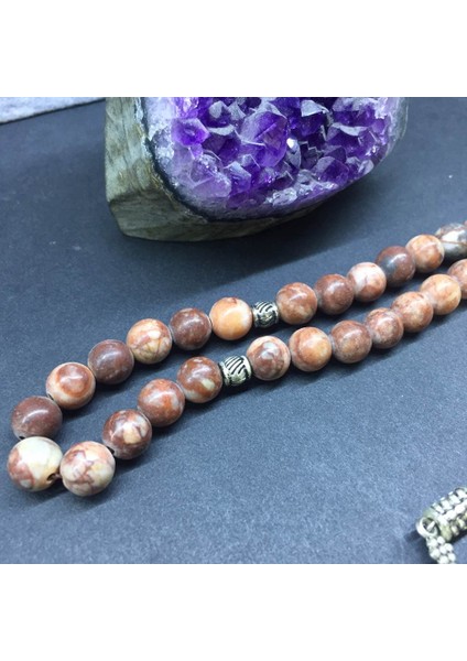 Doğal Taş Jasper Kırmızı 8mm modelleri