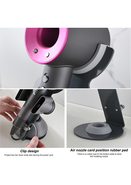 Dyson Saç Kurutma Makinesi Standı Dikey Punch- Berber Dükkanı Dyson Saç Kurutma Makinesi Tezgah Depolama Raf (Yurt Dışından) modelleri