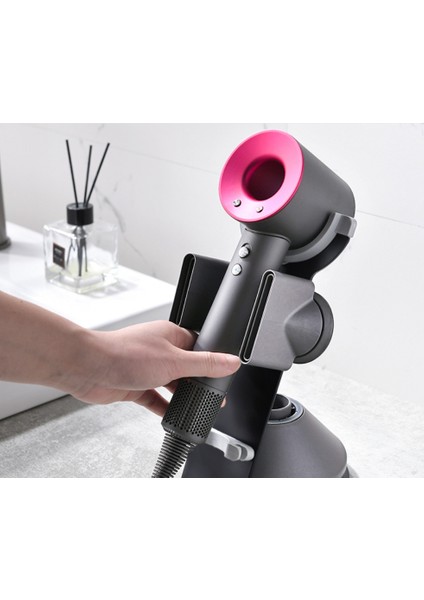Dyson Saç Kurutma Makinesi Standı Dikey Punch- Berber Dükkanı Dyson Saç Kurutma Makinesi Tezgah Depolama Raf (Yurt Dışından) fırsatları