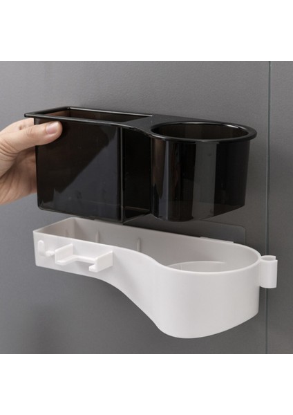 Saç Kurutma Makinesi Rafları Modelleme Araçları Saç Kurutma Makinesi Braketi Rafları Duvara Monte Depolama Rafları | Banyo Rafları (Yurt Dışından)