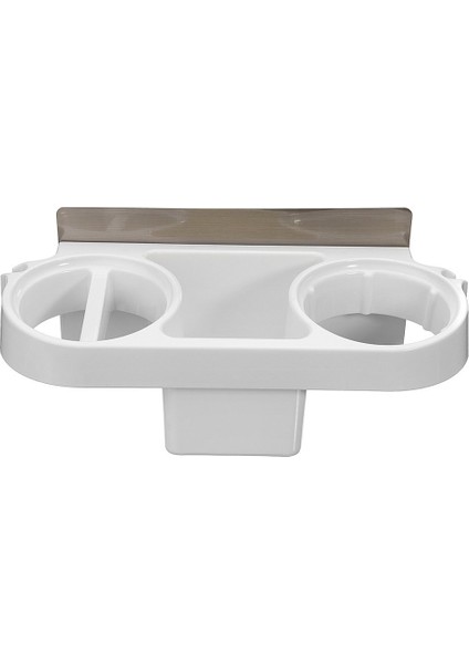 Saç Kurutma Makinesi Raf Banyo Tuvalet Duvar Asılı Depolama Raf Çok Fonksiyonlu Düz Kurulu Klip Curling Çubuk Raf Yumruk (Yurt Dışından)