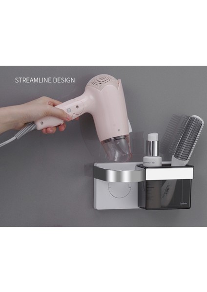 Saç Kurutma Makinesi Raf Yumruk Duvara Monte Barbershop Çok Fonksiyonlu Büyük Saç Kurutma Makinesi Asılı Raflar Için (Yurt Dışından) fiyatları