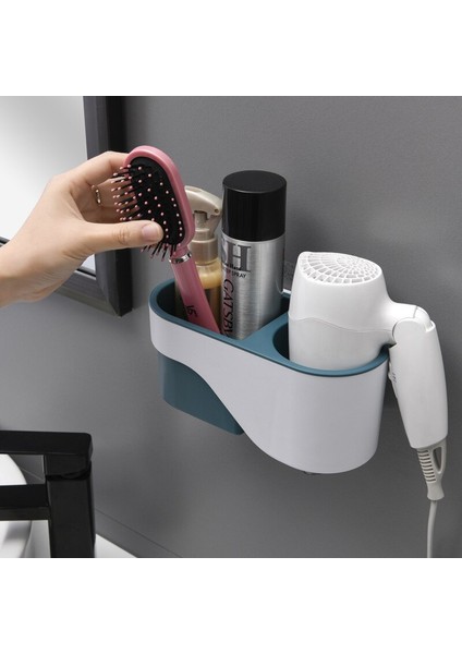 Saç Kurutma Makinesi Raf Banyo Duvara Monte Delikli Saç Kurutma Makinesi Depolama Raf (Yurt Dışından) fiyatları