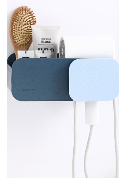 Punch-Free Saç Kurutma Makinesi Raf Raf Basit Banyo Duvar Emme Depolama Raf Çok Fonksiyonlu Raf (Yurt Dışından) fiyatları