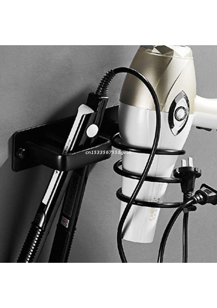 Duvara Monte Saç Kurutma Makinesi Braketi Banyo Saç Düzleştirici Depolama Raf Uzay Alüminyum Curling Çubuk Depolama Raf Saç Kurutma Makinesi Raf (Yurt Dışından) modelleri