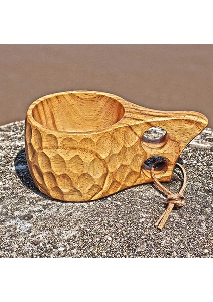 1 Adet 200 ml Yüksek Kalite Hünnap Ahşap Scandinavia Ahşap Fincan Kıvırcık Su Kupası Suyu Süt Çay Kahve Içme Kupası | Teacups (Yurt Dışından) fırsatları