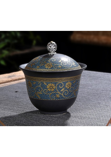 Açık Araba Taşınabilir Seyahat Çay Seti, Bir Tencere, Üç Su Bardağı, Seramik Hızlı Bardak, Çay Bardağı (Yurt Dışından)