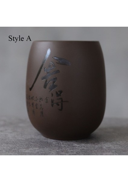 Tangpin Mor Kil Çay Fincanı Çin Kung Fu Kupası Drinkware 180ML | Teacups (Yurt Dışından)