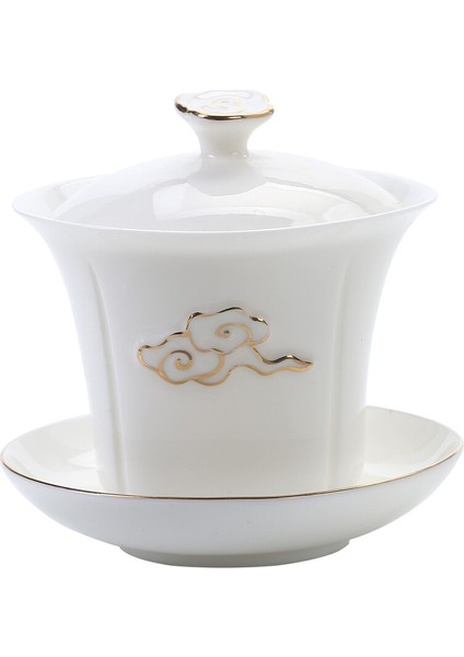 Sanlindou El Yapımı Porselen Çay Bardağı - Beyaz (Yurt Dışından)