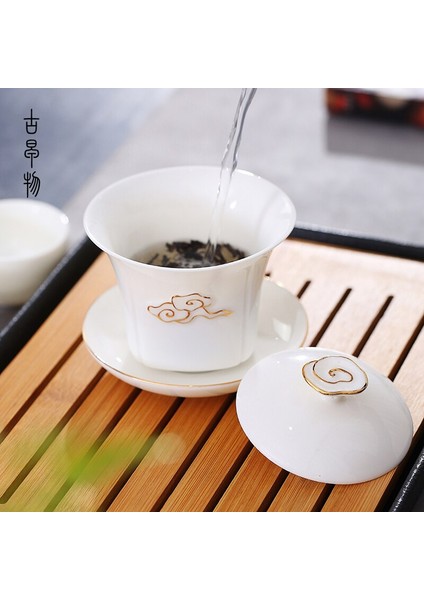 Sanlindou El Yapımı Porselen Çay Bardağı - Beyaz (Yurt Dışından) modelleri