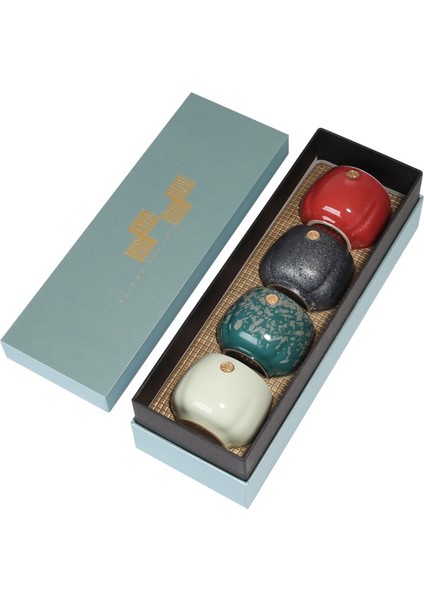 4 Adet 170 ml Retro Kaba Çömlekçilik Fırçaları Çay Fincanı Japon Tarzı Kung Fu Çay Bardaklar Isıya Dayanıklı Çay Bowl Drinkware | Teacups (Yurt Dışından)