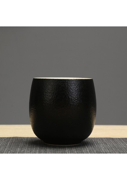 Tangpin Drinkware Seramik Çay Kılıfı Porselen Çay Bardağı Ev Çin Kung Fu Cup 180ML | Çay Fincanı (Siyah) (Yurt Dışından)