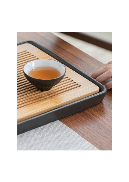 El Yapımı Çömlekçilik Teacups Basit Siyah Seramik Kupası Tatlayan Küçük Antik Çay Kupası Porselen Şerit Ev Jogo De Cha Teaware AC50TC | Teaware Setleri (Yurt Dışından)