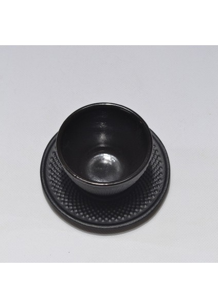 1 Pcs Genuine Cast Iron Teacups With Base Set Cups With Cup Pads Accessories For Kettle 70ML Kung Fu Tools Top Grade|cast Iron Teacup|teacup Setkung Fu Cup (Yurt Dışından)