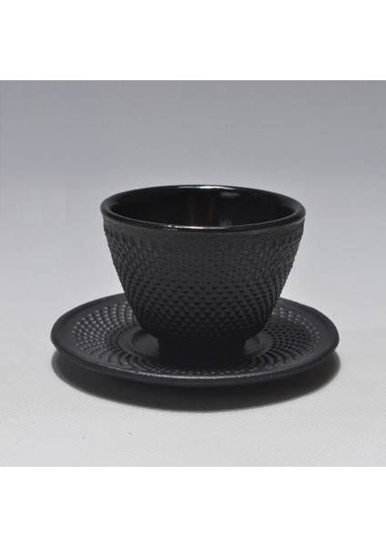 1 Pcs Genuine Cast Iron Teacups With Base Set Cups With Cup Pads Accessories For Kettle 70ML Kung Fu Tools Top Grade|cast Iron Teacup|teacup Setkung Fu Cup (Yurt Dışından)