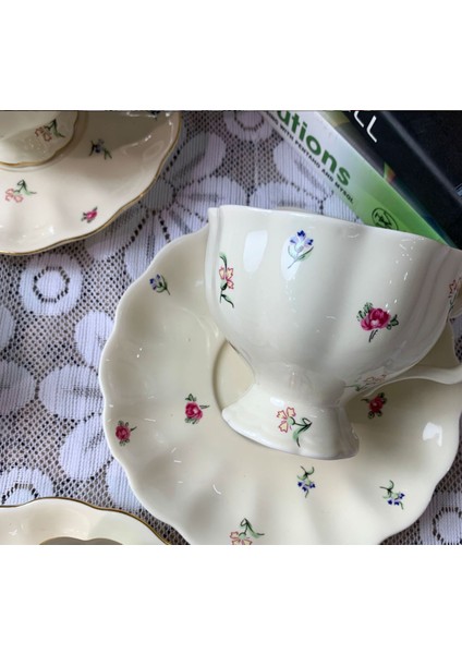 Seramik Çay Seti Kahve Çay Seti Kahve Fincanı Tutucu ile Nordic Nordic ile Çay Restoranı Ev Kupa | Teacups (Yurt Dışından)