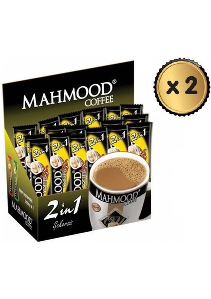 Mahmood Coffee 2'si 1 Arada Hazır Kahve 48 Adet x 10 gr 2 Adet