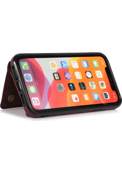 Apple iPhone 11 6,1 Inç Kılıfı Için Çoklu Kart Yuvası ve Kickstand Tasarımı (Yurt Dışından) modelleri