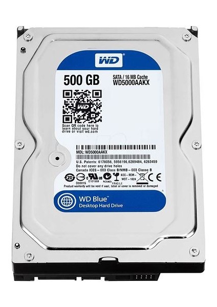 500GB 7200RPM 16 Cache Pc 3.5 Sabit Disk (WD5000AAKX)