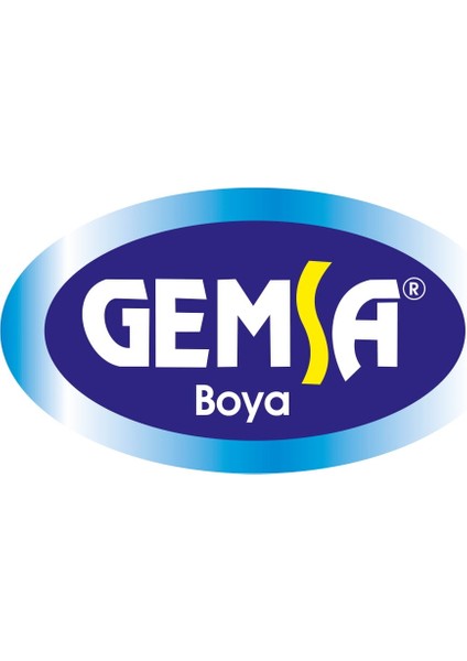 Gemsa Rapid Siyah Mat Endüstriyel Boya 1 kg