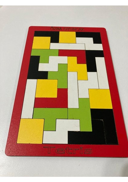 Eğitici Ahşap Blok Tetris Zeka Oyunu