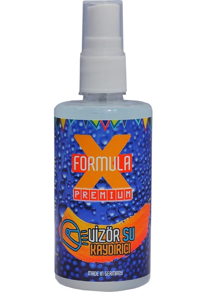 Formula X Motosiklet Kaskı Için Vizör Su Kaydırıcı 100ML